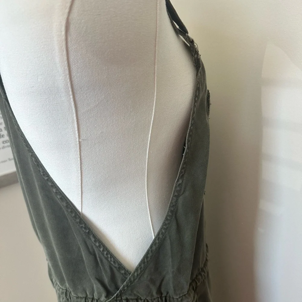 Wilfred Free Aritzia Valletta Overalls Olive Green XS - Picture 7 of 7